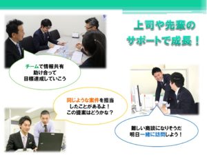 上司・先輩のサポート